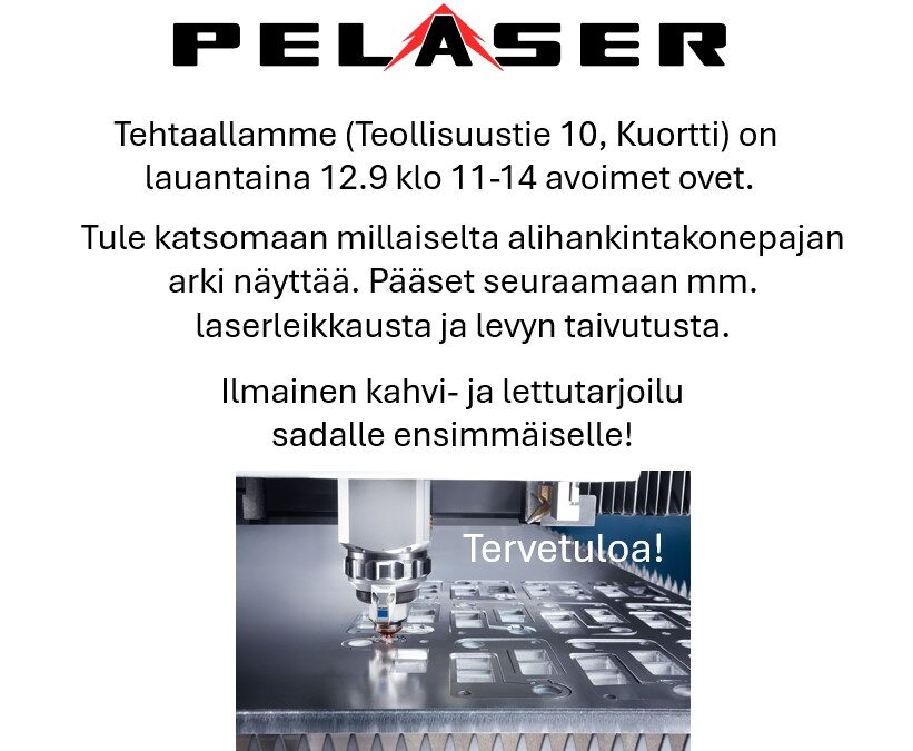 Avoimet ovet Pelaserilla